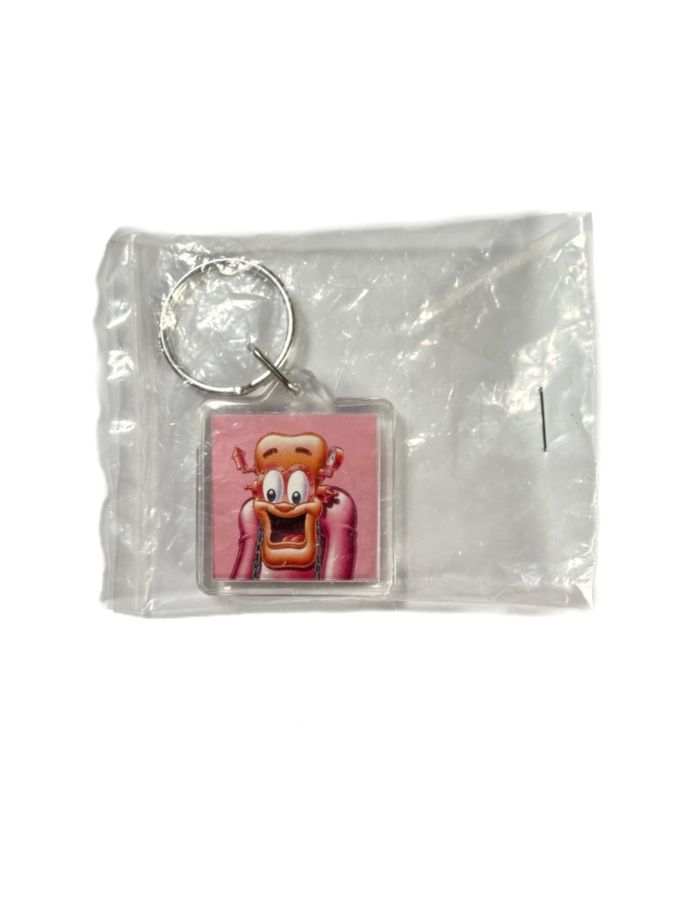 2003 Franken Berry Keychain General Mills Cereal Halloween Rare Vintage